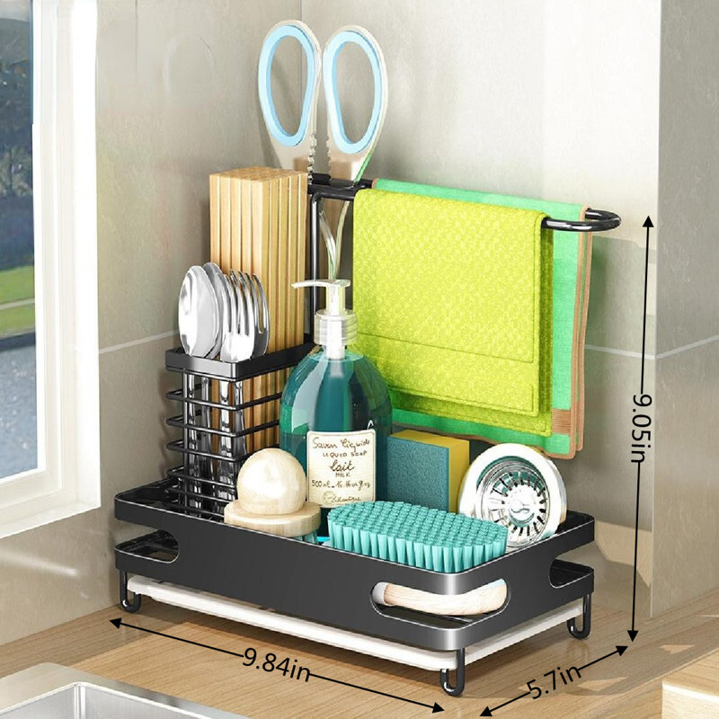 Captive Gala Stainless Steel Sink Caddy Wayfair